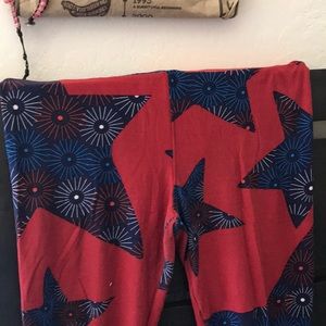 Fourth of July Lula roe os leggings